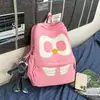Mochila Nueva de Dibujos Animados de Búho Personalizada de Moda para Niños y Niñas, Mochila Escolar para Estudiantes de Primaria, Mochila de Viaje Ligera de Gran Capacidad