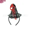 Nueva diadema de bruja de Halloween sombrero de bruja retro decoración del Festival de los Fantasmas Carnaval suministros diadema de trapo de calavera