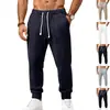 Moda masculina transfronteriza de Amazon: nuevos pantalones largos casuales, transpirables y deportivos de punto jacquard para otoño/invierno para hombre, disponibles en tallas grandes