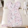 Saco de Dormir Estilo Surrender para Recém-Nascidos, Envoltório Saco de Dormir para Bebê, Swaddle de Bebê, Cobertor Anti-Chute Infantil, Design Fofo de Desenho Animado