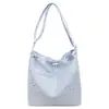 Bolso tote de estrella estilo Ins para mujer 2026 nuevo estilo coreano gran capacidad para ir al trabajo versátil bolso de mano bolsa de lona estilo perezoso