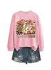 Amazon eBay site independente moda casual divertida feminina dia das bruxas fantasma livro morcego moletom