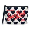 Moda Europeia e Americana Estampa de Leopardo Material de Mergulho Bolsa de Cosméticos Design de Nicho Bolsa para Batom e Cosméticos Bolsa de Higiene Pessoal Portátil para Viagem