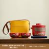 Bule de Chá Cerâmico de Alta Qualidade, Copo Rápido para Carro, Conjunto de Chá Kung Fu Personalizado Estilo Chinês Qingshan Yanhe, Atacado Personalizado