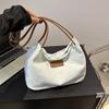 Bolso de Hombro de Cuero Suave de Gran Capacidad Vintage para Mujer Bolso de Axila Ins Todo Fósforo Nuevo 2024 para Mujer Bolso Tote de Viaje