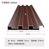 Techo de teja de aluminio con doble aislamiento y protección solar, resistente al agua, con placa de aluminio y panel convexo de la Gran Muralla de Foshan.