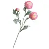 3 flores de lótus artificiais, peônias falsas, arranjos florais decorativos para sala de estar e mesa de jantar, decorações de casamento, adereços para fotografia