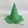 Nuevo Sombrero de Bruja de Halloween 2026 para Niños y Niñas, Tela No Tejida, Morado, Naranja, Negro Fieltro Sombrero de Bruja