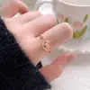 Anillo de Cuerda Roja Caballo Volador Pequeño Año del Caballo Retro para Mujer, Riqueza a Caballo, Banda de Anillo Versátil Ajustable de Dedo Índice de Moda Exquisita para Mujer