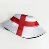 Mundial 2026 Bandera Nacional de Inglaterra Impresa Sombrero de Pescador Bandera Roja Evento Deportivo Animación Sombrero de Pescador