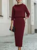 2026 Comércio Exterior Transfronteiriço Site Independente da Amazon Moda Feminina Europeia e Americana Novo Conjunto de Duas Peças com Blusa para o Dia a Dia e Saia Bodycon