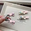 Corea del Sur dulce pedrería flor de amor conejo de dibujos animados pico de pato clip todo partido niña clip lateral flequillo accesorios para el cabello