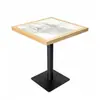 Sofá Booth Tapizado Estilo Tronco para Restaurantes, Booth con Panel de Almacenamiento Montado en Pared, Soporte Directo de Fábrica para Personalización