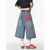 Jeans Delgados de Pierna Ancha para Mujer de Primavera y Verano, Pantalones Rectos Sueltos Cropped de Cintura Alta Adelgazantes