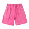Pantalones Cortos Casuales Vintage Lavados de Algodón Puro 260g Transfronterizos de Corte Holgado Lavado Ácido Shorts Retro de Amazon