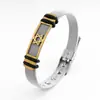 Pulseira de Malha de Aço Inoxidável Mais Vendida no Comércio Exterior Transfronteiriço, Joia de Pulseira Masculina Personalizada e Fashion, Pulseira Simples de Aço Titânio