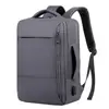 Mochila para Laptop Transfronteriza Nueva Película de Cuero logo Bolsa para Computadora Mochila de Moda Repelente al Agua