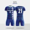 Conjunto de Uniforme de Fútbol Personalizado para Clubes de Bádminton, Competición Profesional, Equipo de Entrenamiento de Tenis, Uniforme de Béisbol de Manga Corta