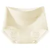 Nuevas bragas de algodón jacquard para mujer, transpirables 10A antibacterianas, entrepierna 100% algodón, tiro alto, control de abdomen, bordes que no se enrollan, bragas de triángulo