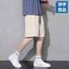 Pantalones deportivos holgados y rectos de color liso para hombre, de moda juvenil, para primavera y otoño.