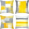 Cojín Decorativo Moderno para Sofá de Casa Funda de Cojín con Pintura Abstracta Funda de Cojín Ultra Suave Cojín para Cabecera Cojín Lumbar para Oficina