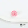Pulsera de Cuerda para la Mano Nudo Flor de Durazno Tejida a Mano Pura Pulsera Cuentas Espaciadoras Accesorios DIY Semi-Terminado Nudo Plano Anillo Dorado