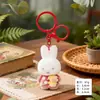 Llavero Colgante de Conejo con Flor Flocada Creativo, Decoración de Mochila Estilo Mejor Amigo, Lindo Regalo, Venta al por Mayor de Artículos Pequeños