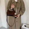 Bolso Almohada de Gamuza con Estampado de Leopardo Vintage para Mujer 2026 Nuevo Estilo Coreano Bolso de Mano Estilo Maillard Bolso de Hombro Único Cruzado