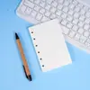 Refil para Caderno de Folhas Soltas A4 Papel Grosso Caderno para Correção de Erros de Estudante A7 Grade em Branco Páginas Internas de Cor Única Caderno de Folhas Soltas A5