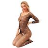 Lencería Sexy Song Lian con Diamantes, Ropa Sexy de Red Hueca, Talla Grande Transparente, No Necesita Quitarse, Uniforme Sexy, Tentadora Ropa de Red Negra