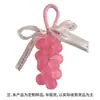 Jabón Artesanal de Uva, Jabón de Uva Rosa, Jabón de Cristal en Racimo Completo, Fragancia Duradera para Uso en Coche, Jabón para Lavar Manos y Baño