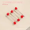 Juego de Tenedores para Fruta con Tarro de Cerámica en Forma de Rosa, Cerámica para Uso Doméstico, Femenino y Estéticamente Agradable, Contenedor Creativo y Lindo para Postres
