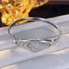 Pulsera Clásica de Moda de Cobre con Circonita en Forma de Corazón Exquisita, Pulsera de Circonita de Lujo Ligero de Alta Gama para Mujer