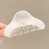 Presilha de cabelo flor de acetato simples e elegante para mulheres, novo modelo 2026, presilha para a parte de trás da cabeça, grampo para meio rabo de cavalo, presilha de tubarão