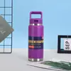 Tetera portátil minimalista transfronteriza, taza termo de acero inoxidable 304, botella de agua deportiva portátil para senderismo al aire libre