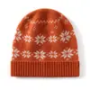 Gorro de Punto Jacquard Cachemir Retro Nuevo Otoño/Invierno 2026 para Hombres y Mujeres, Grueso y Cálido para Clima Frío