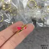 Anillo clásico con tachuelas transfronterizo para parejas, hombres y mujeres, con diseño de cielo estrellado, sensación de alta gama, anillo totalmente de diamantes, chapado en oro rosa de 18 quilates