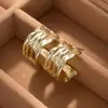 Pendientes Transfronterizos Europeos y Americanos Pendientes Metálicos de Gama Alta Pendientes para Mujer Joyería Vintage de Época Media Ins Retro Lujo Ligero Pendientes Grandes