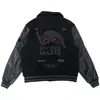 Uniformes de Béisbol de Primavera y Otoño para Hombres y Mujeres Chaquetas Retro de la Alta Calle Americana Tendencia Ins Tops y Chaquetas Casuales Holgados de Manga Larga