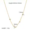 Collar Transfronterizo de Moda en Acero Inoxidable Incrustado de Diamantes con Colgante Personalizado de Zirconia en Forma de Gota Cadena de Suéter en Forma de Y de Acero de Titanio para Mujer