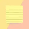 Cuaderno Pequeño de Papel Kraft con Líneas Horizontales Cuadrado Notas de Mensajes Post-it Notas Creativas