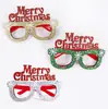 Nuevas gafas decorativas navideñas para adultos y niños, regalo de Navidad, suministros para fiestas, marcos de gafas creativos, venta al por mayor