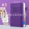 Calendario Inglés Más Vendido Transfronterizo 2027 Planificador Libro de Horario de Oficina Cuaderno de Negocios España Venta al por Mayor