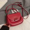 Moderna Nova Bolsa de Selim Portátil Simples Estilo Coreano Doce Bolsa Transversal Casual de Alta Qualidade para o Dia a Dia Bolsa Feminina