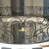 Barandilla de Casa de Hierro Europea, Barandilla de Escalera de Hierro Forjado para Interiores, Valla de Construcción Metálica de Imitación Cobre Forjado
