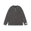 Ropa para Hombre Beijie 2026 Primavera Nuevo Cuello Henley Talla Grande Sudadera Marca de Tendencia para Hombre Suéter Holgado Parte Superior Chaqueta