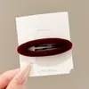 Grampo de Cabelo Vermelho com Atmosfera de Ano Novo 2026, Grampo Requintado para Franja Lateral, Elegante Grampo Bico de Pato Pequeno Estilo Chanel, Acessório de Cabelo Grampo Bb
