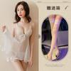 Fragancia para escuchar de noche sexy pijama de malla lencería sexy camisón transparente traje de tirantes espalda descubierta encaje sexy ropa de casa