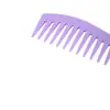 Peine Alisador de Cabello Suave Multiusos Salón de Barbería Peine Masajeador para el Hogar Set de Peines Morados Cepillo para Cejas del Hogar Peine de Cola Puntiaguda