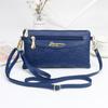 Bolsos Moda Femenina Nuevo Bolso Pequeño de Mujer Bolso Cruzado Casual Material Suave Grabado Bolso de Mano para Mujer Billetera para Monedas de Teléfono Móvil